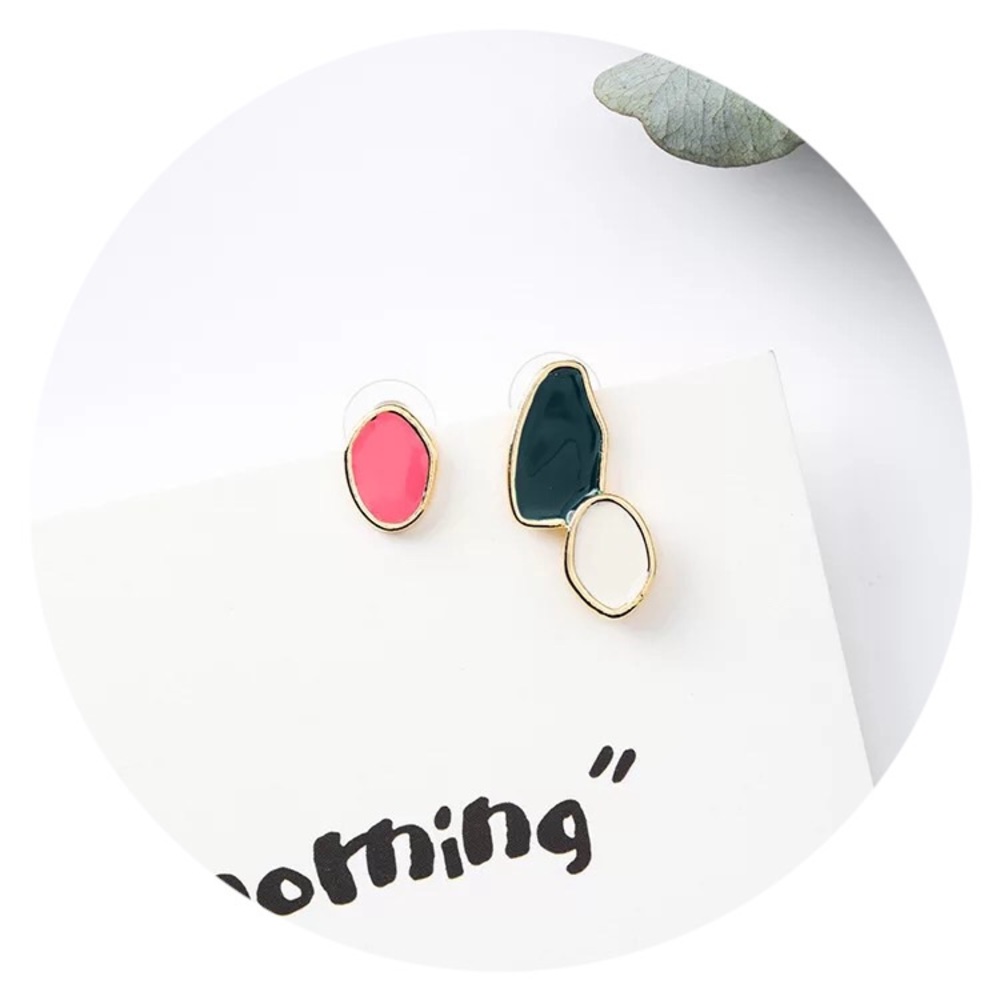 💛• Enamel Mismatch Studs •💛